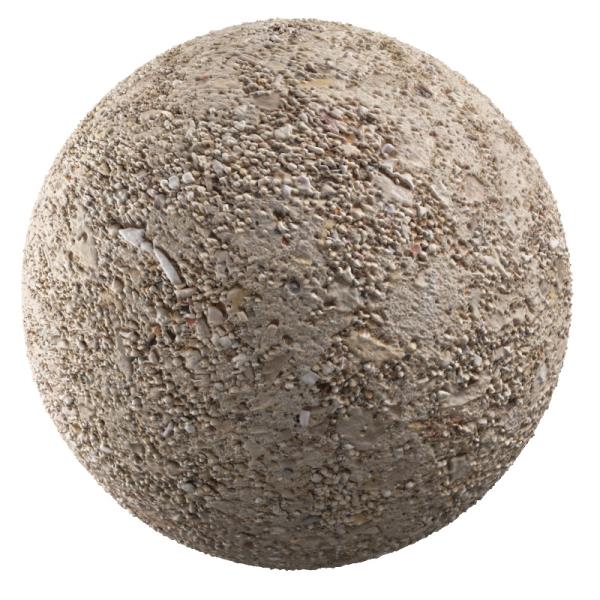 sand with stones