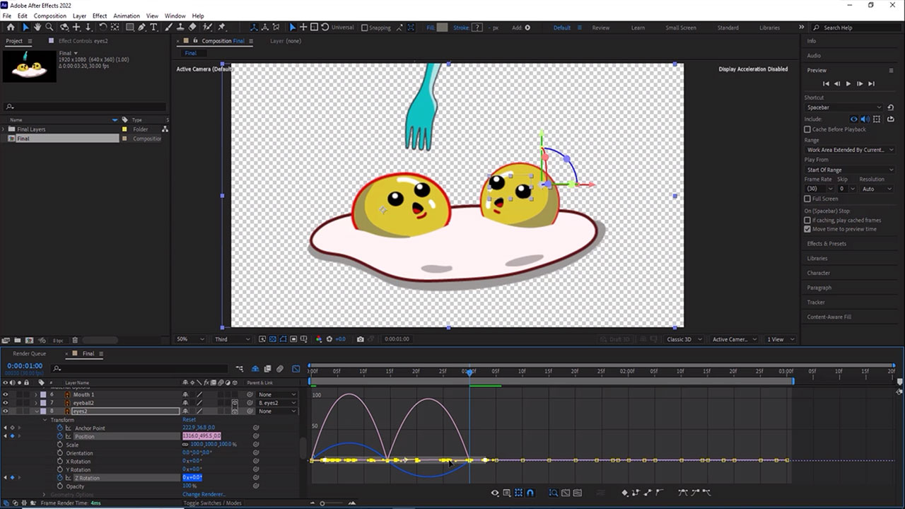 graph editor in aftereffects